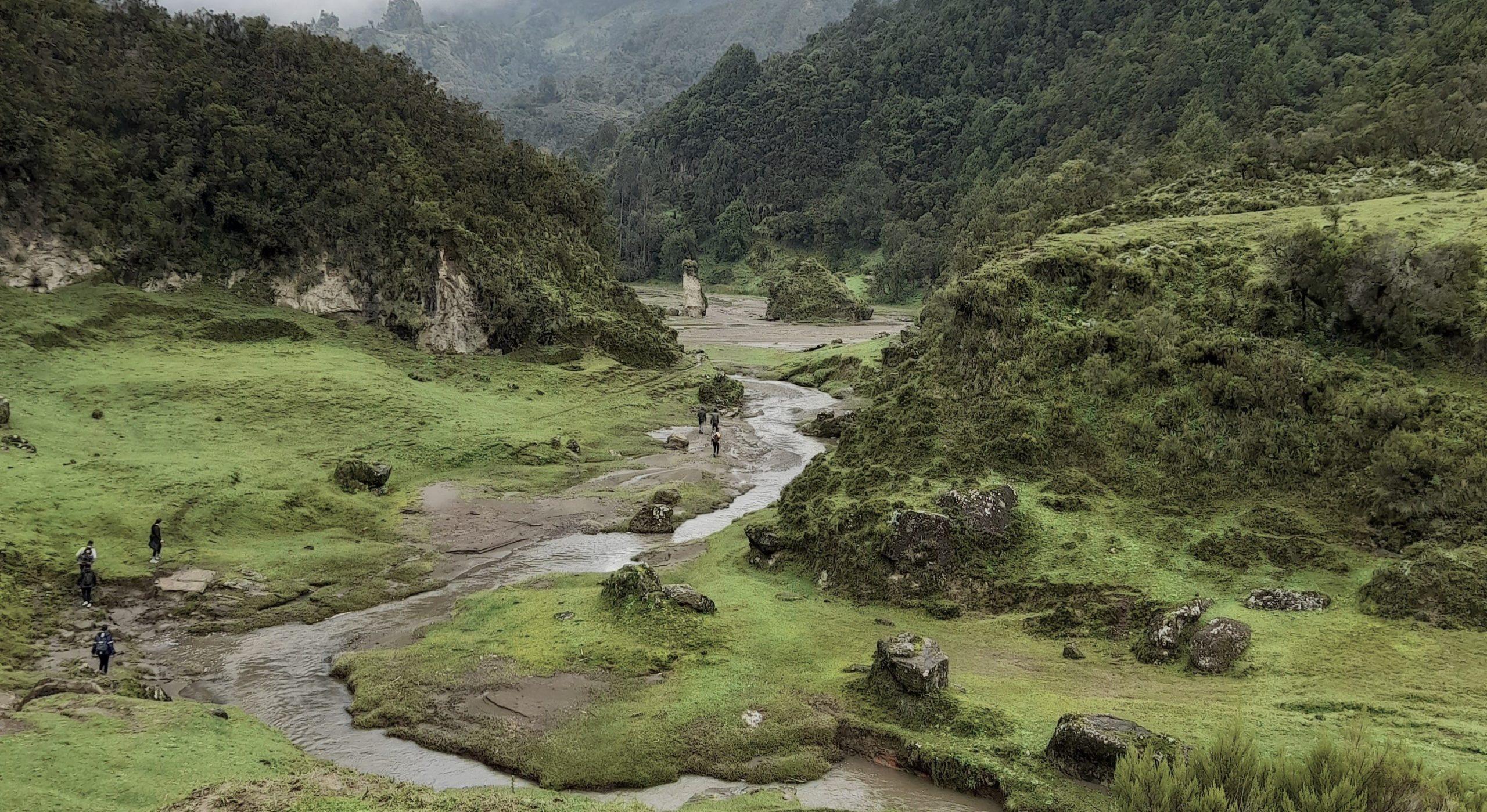 Highland scenery in Ethiopia