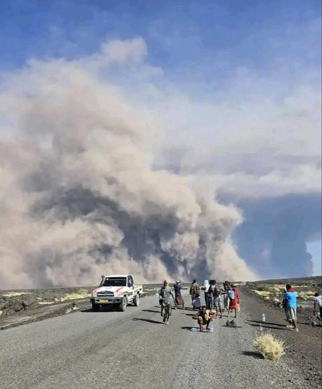 The Hayli Gubbi volcano in Ethiopia